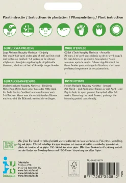 Intratuin Studentenblume goldgelb-braun (Tagetes patula nana 'Granada') Blumensamen| Blühende Pflanzen|Saatgut