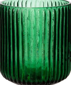 Intratuin Teelichthalter Yi grün D 9 H 10 cm| Teelichthalter