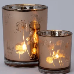 Intratuin Teelichthalter Nels gold D 7 H 8 cm| Teelichthalter