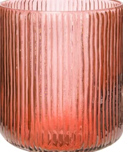 Intratuin Teelichthalter Yi orange D 9 H 10 cm| Teelichthalter