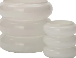 Intratuin Teelichthalter Tom weiß D 10 H 10 cm| Teelichthalter