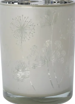 Intratuin Teelichthalter Nels weiß D 7 H 8 cm| Teelichthalter