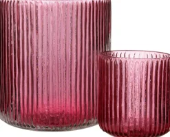 Intratuin Teelichthalter Yi rosa D 15 H 17 cm| Teelichthalter