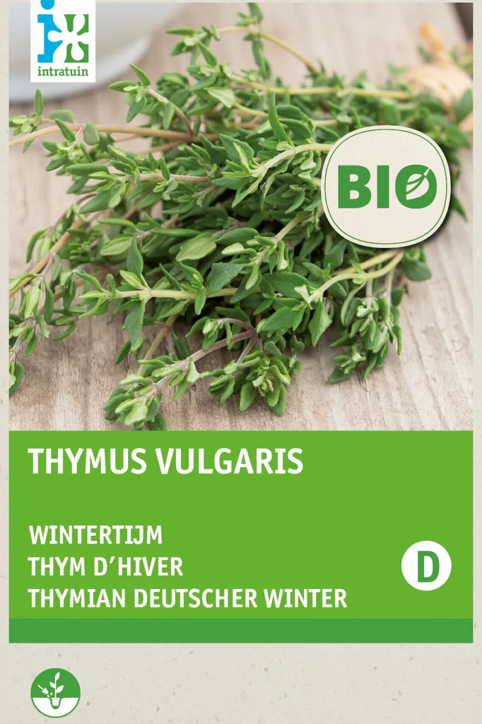 Intratuin Thymian (Thymus vulgaris) (BIO) Samen| Kräutersamen|Saatgut