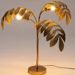 Intratuin Tischleuchte Blätter gold D 61 cm H 74| Tischleuchten
