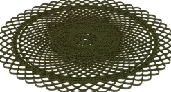 Intratuin Tischset Weihnachten rund grün D 32 cm| Tischwäsche