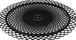 Intratuin Tischset Weihnachten rund schwarz D 32 cm| Tischwäsche