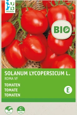 Intratuin Tomate (Solanum lycopersicum 'Roma') (BIO) Samen| Gemüsesamen|Saatgut