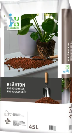 Intratuin Tongranulat/Blähton 45 l| Pflanzerde & Substrat|Blähton