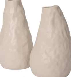 Intratuin Vase Saratov grau D 19 H 31 cm| Vasen & Krüge|Blumentöpfe & Pflanzgefäße