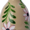 Intratuin Vase Shain beige/grün D 14 H 38 cm| Vasen & Krüge|Blumentöpfe & Pflanzgefäße