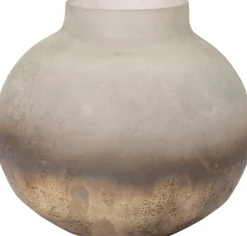 Intratuin Vase Zair kupfer/grijs D 16 H 14 cm| Vasen & Krüge|Blumentöpfe & Pflanzgefäße