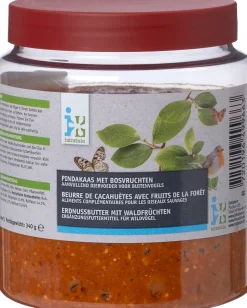 Intratuin Vogel-Erdnussbutter mit Waldfrüchten 340 g| Gartenvögel|Vogelfutter