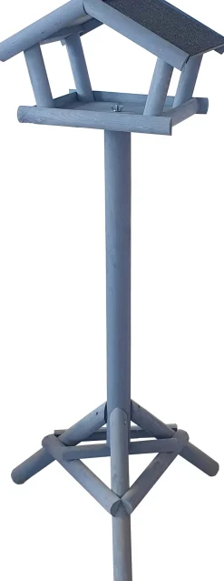 Intratuin Vogelfutterhaus grau 40 x 30 x 130 cm| Gartenvögel|Vogelfutterhäuser