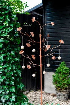 Intratuin Vogelfutterständer Ginkgo 80 x 80 x 205 cm| Gartenvögel|Vogelfutterhäuser