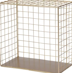 Intratuin Wandregal Vi gold 26 x 14 x 26 cm| Wandregale & Hakenleisten