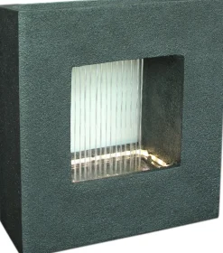 Intratuin Wasserspiel North Bay mit LED-Beleuchtung 55 x 19 x 55 cm| Gartenbrunnen & Wasserspiele