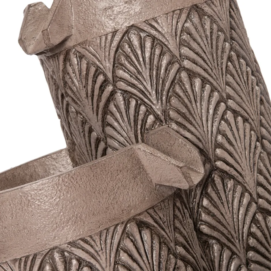 Intratuin Wasserspiel Salo grau 40 x 40 x 66 cm| Gartenbrunnen & Wasserspiele