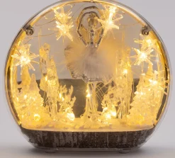 Intratuin Weihnachtsdeko mit Bäumen beleuchtet LED 25 x 6 x 23 cm| Weihnachtsfiguren & -Objekte