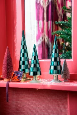 Intratuin Weihnachtsdeko Baum Cross grün D 9 H 29 cm| Weihnachtsfiguren & -Objekte