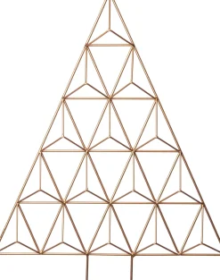 Intratuin Weihnachtsdeko Baum gold 49 x 4 x 63 cm| Weihnachtsfiguren & -Objekte