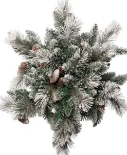 Intratuin Weihnachtsdeko Ster beleuchtet 30 LEDs warmweiß D 60 H 18 cm| Weihnachtsdeko Zum Aufhängen