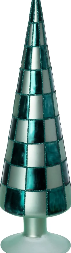 Intratuin Weihnachtsdeko Baum Cross grün D 8 H 25 cm| Weihnachtsfiguren & -Objekte