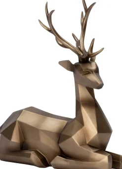 Intratuin Weihnachtsdeko Hirsch Tarja gold 25,4 x 8,7 x 29 cm| Weihnachtsfiguren & -Objekte