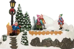 Intratuin Weihnachtsdorf Miniatur-Eishockey 18 x 12,5 x 13 cm| Weihnachtsdorf Figuren & Objekte
