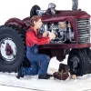 Intratuin Weihnachtsdorf Figur Mann mit Traktor 9 x 6 x 6 cm| Weihnachtsdorf Figuren & Objekte
