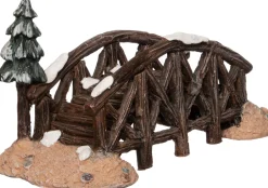 Intratuin Weihnachtsdorf Miniatur-Brücke 14 x 7 x 8 cm| Weihnachtsdorf Figuren & Objekte