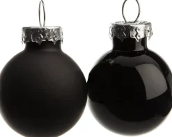 Intratuin Weihnachtskugeln schwarz matt und glänzend D 2,5 cm 24 St.| Weihnachtskugeln & -Anhänger