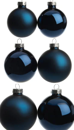 Intratuin Weihnachtskugeln Set blau D 7 cm 42 St.| Weihnachtskugeln & -Anhänger
