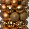 Intratuin Weihnachtskugeln Set gold D 3/6/8 cm 100 St.| Weihnachtskugeln & -Anhänger