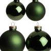 Intratuin Weihnachtskugeln grün matt und glänzend D 6,7 cm 42 St.| Weihnachtskugeln & -Anhänger