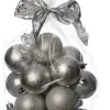 Intratuin Weihnachtskugeln Set D 6 cm 16 St. silber| Weihnachtskugeln & -Anhänger