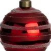 Intratuin Weihnachtskugel Crowley rot D 8 cm| Weihnachtskugeln & -Anhänger