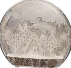 Intratuin Weihnachtslandschaft Rentier mit LED-Beleuchtung 25 x 6 x 23 cm| Weihnachtsfiguren & -Objekte