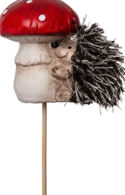 Intratuin Weihnachtsstecker Igel 7 x 5,5 x 7 cm| Weihnachts- & Adventsdeko