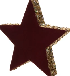 Intratuin Weihnachtsstern Samt rot D 9 H 24 cm| Weihnachtssterne
