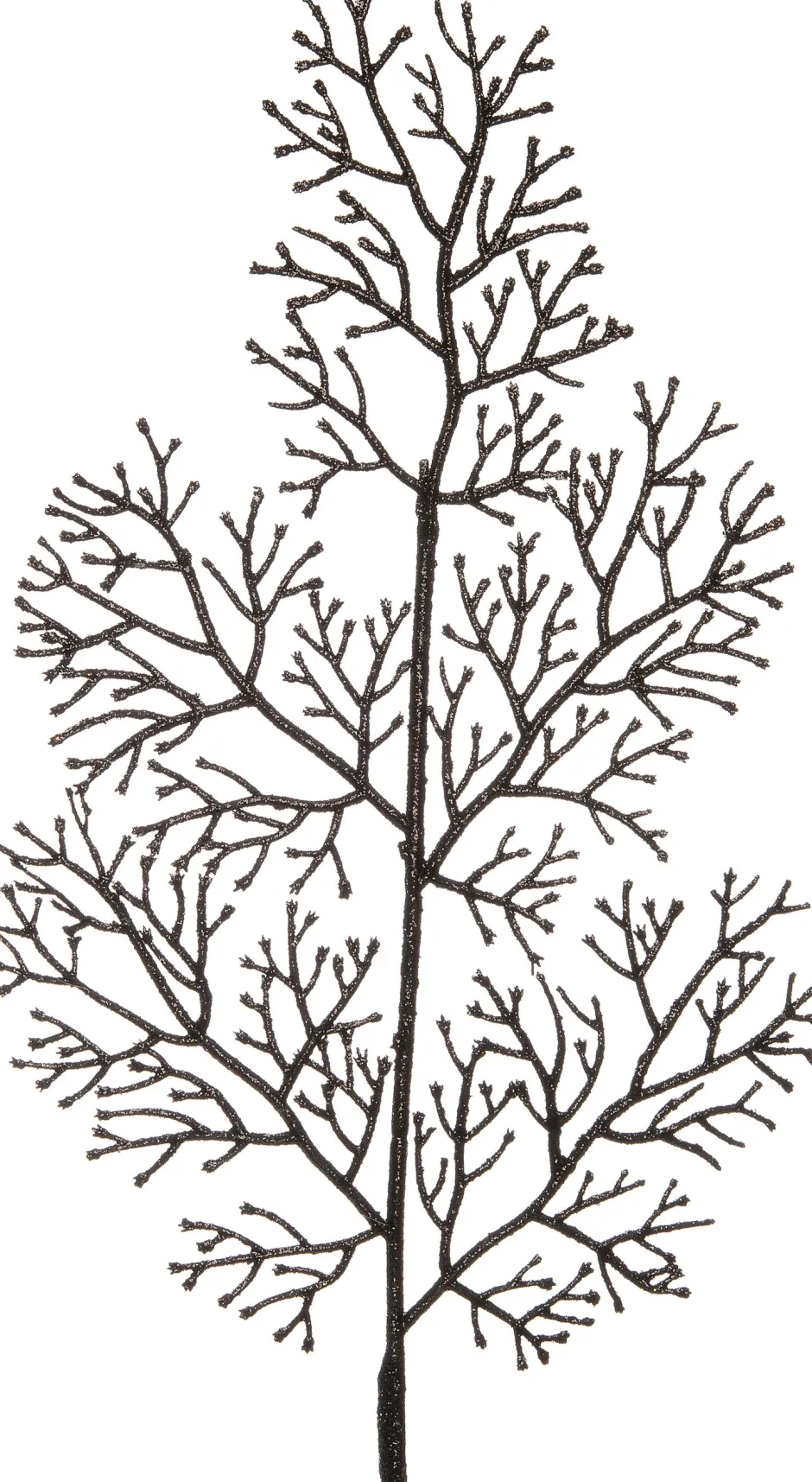 Intratuin Weihnachtszweig Koralle schwarz 45 cm| Weihnachtszweige & -Blumen