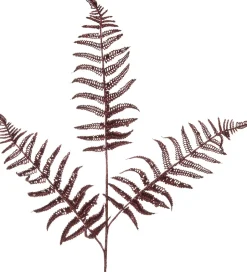 Intratuin Weihnachtszweig Farn bordeaux 78 cm| Weihnachtszweige & -Blumen