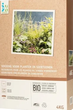 Intratuin Ziergartendünger Bio 4 kg| Dünger & Pflege|Rasen- & Blumendünger