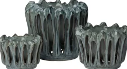 Intratuin  Blumentopf Gyda grün D 23 H 20,7 cm| Blumentöpfe|Blumentöpfe & Pflanzgefäße