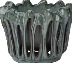 Intratuin  Blumentopf Gyda grün D 15,7 H 11,5 cm| Blumentöpfe|Blumentöpfe & Pflanzgefäße