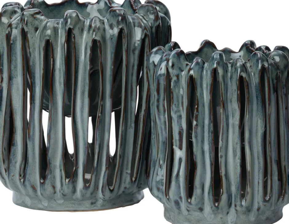 Intratuin Blumentopf Gyda grün D 19,3 H 22,5 cm| Blumentöpfe & Pflanzgefäße|Blumentöpfe