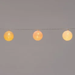Intratuin  Lichterkette Kugeln mit 10 Lämpchen warmweiß 1,35 m| Motiv-Lichterketten