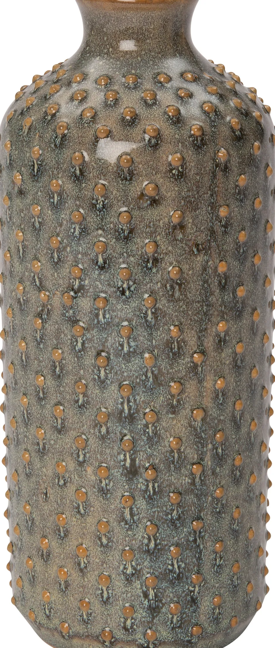 Intratuin vaas Lublin groen D 10 H 30 cm| Blumentöpfe & Pflanzgefäße|Vasen & Krüge