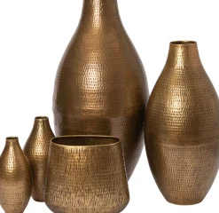 Intratuin  Vase Alee gold D 24 H 65 cm| Vasen & Krüge|Blumentöpfe & Pflanzgefäße