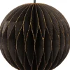 Intratuin  Weihnachtsbaumschmuck Kugel schwarz D 8 cm| Weihnachtsdeko Zum Aufhängen